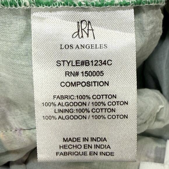 dRA Los Angeles Anthropology Boho Striped Cotton Shorts‎ XS High Waist Festival - Picture 8 of 8